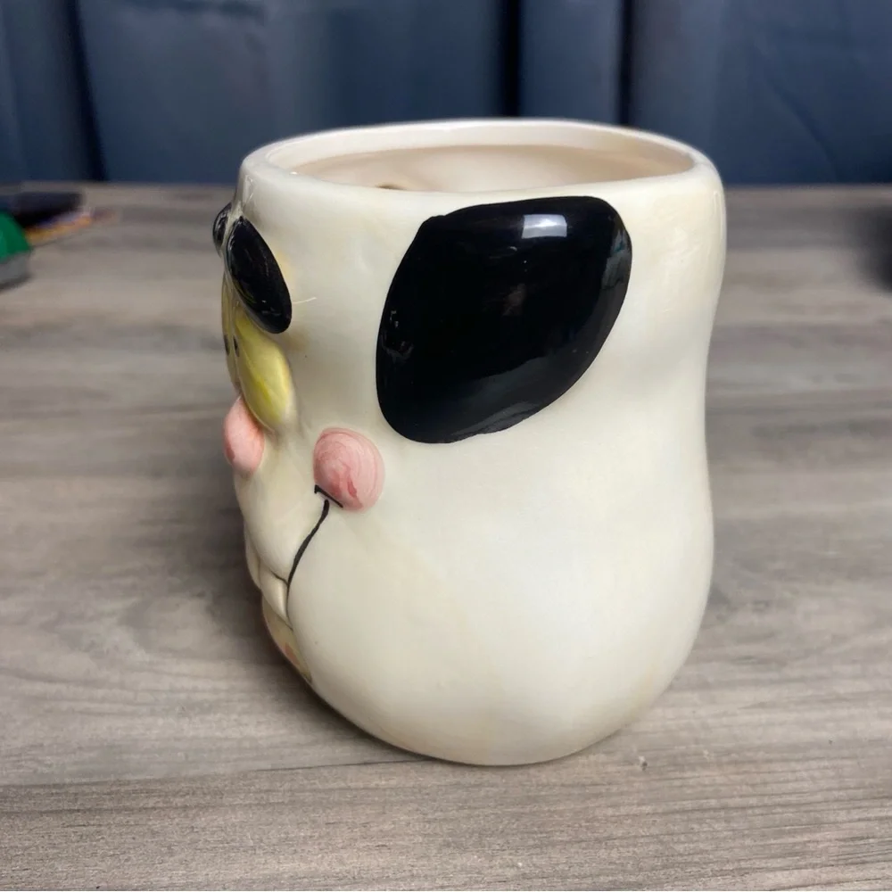 Royal Norfolk Vintage Halloween Ghost ceramic coffee mug,‎ With Black Spider